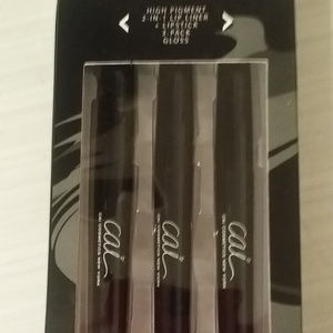Cai Cosmetics 3 Piece High Pigment 2-n-1Lip Liner